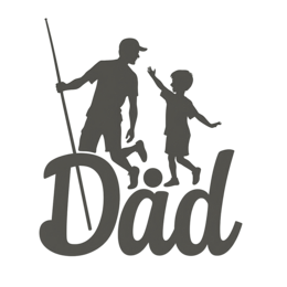 dad child activity SVG PNG design