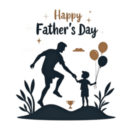 fathers day balloons SVG PNG design