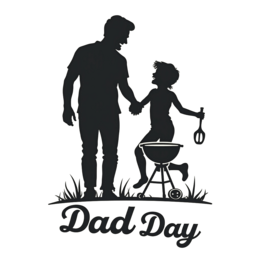 dad day grill SVG PNG design with bold lettering