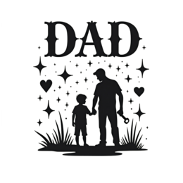 dad son love shirt SVG PNG design with bold lettering
