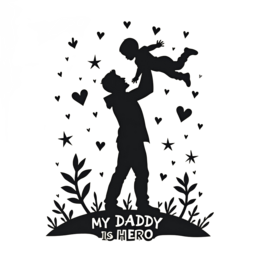 love family hero SVG PNG design with bold lettering