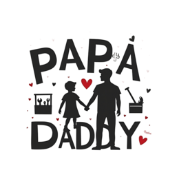 fathers day daddy quote SVG PNG design with bold lettering