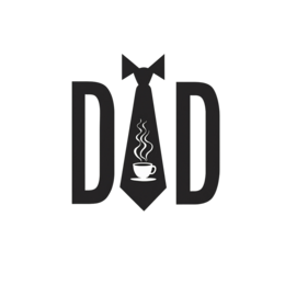 dad coffee SVG PNG design with bold lettering