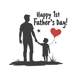 fathersday silhouette SVG PNG design