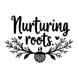 nurturing roots text SVG PNG design