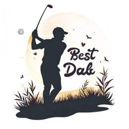 golf sunset SVG PNG design with bold lettering