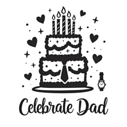 birthday cake SVG PNG design