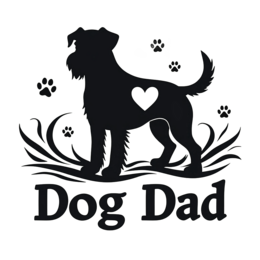 dog dad SVG PNG design with bold lettering