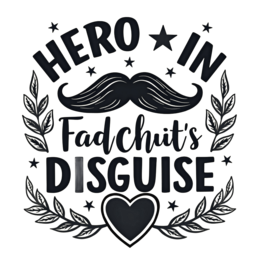 quote disguise SVG PNG design with bold lettering