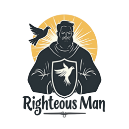 righteous man dove SVG PNG design with an uplifting message
