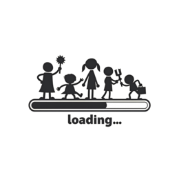 loading friends SVG PNG design