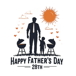 fathersday grilling sunset SVG PNG design with bold lettering