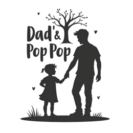 father daughter SVG PNG design