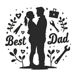 father silhouette love shirt SVG PNG design