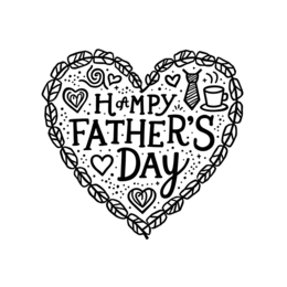 day black and white SVG PNG design with hand-drawn style, bold lettering, black and white floral elements