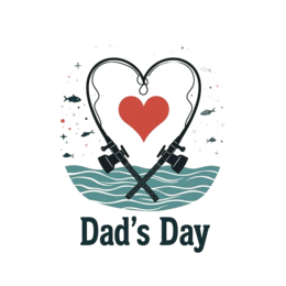 dadsday hearthooks SVG PNG design with bold lettering