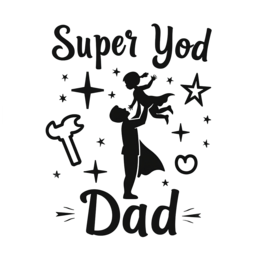 dad superhero child SVG PNG design with bold lettering