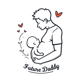 future daddy love SVG PNG design