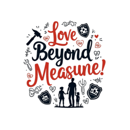 love beyond measure SVG PNG design with bold lettering