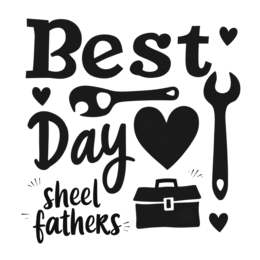 best day fathers SVG PNG design with bold lettering