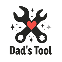 father's day tool flower SVG PNG design with bold lettering, black and white floral elements