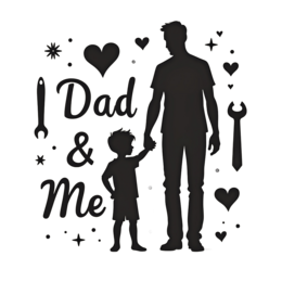 dad son shirt SVG PNG design