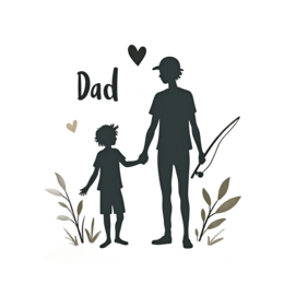 fishing dad SVG PNG design