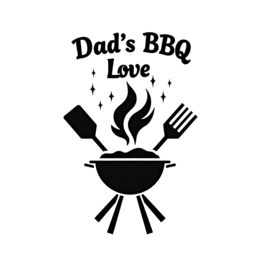 bbq love SVG PNG design with bold lettering