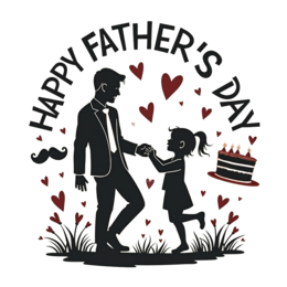 father'sday people love cake SVG PNG design with bold lettering