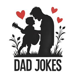 dad jokes love shirt SVG PNG design with bold lettering