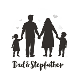 family stepfamily SVG PNG design