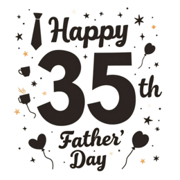 celebration balloon coffee SVG PNG design with bold lettering