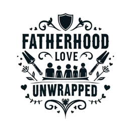fatherhood love unwrapped SVG PNG design with bold lettering
