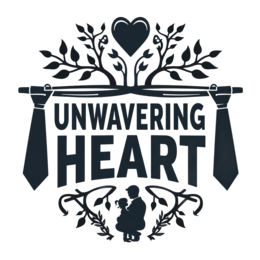 unwavering heart SVG PNG design with bold lettering