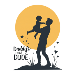 daddy son SVG PNG design with bold lettering