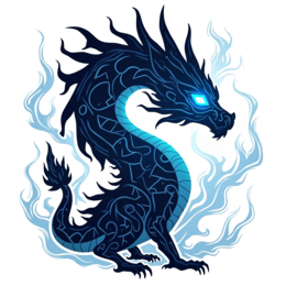 dragon traditional SVG PNG design with clean design elements