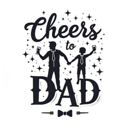 day cheers silhouette SVG PNG design
