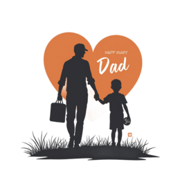 dad silhouette love SVG PNG design