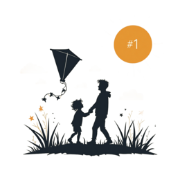 kite sunset SVG PNG design