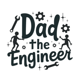 dad engineer shirt SVG PNG design with bold lettering