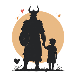 children viking SVG PNG design