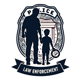 law enforcement child SVG PNG design