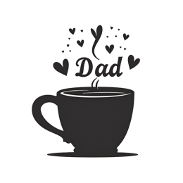 coffee dad SVG PNG design