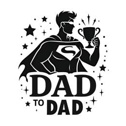 father superhero SVG PNG design with bold lettering