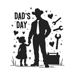 father daughter day SVG PNG design