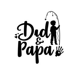 fishing family SVG PNG design with bold lettering