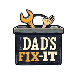 dad tools fixit SVG PNG design with bold lettering