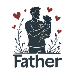 father pet love SVG PNG design