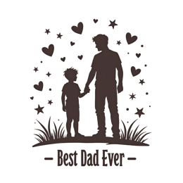 father's day best dad ever shirt SVG PNG design