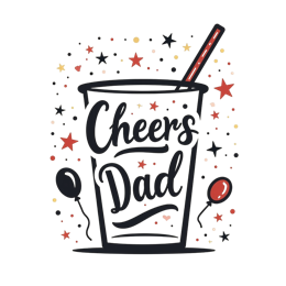 drinks cheers SVG PNG design with bold lettering